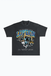 Jacksonville Jaguars London Heavyweight Garment Dyed T-Shirt - Black
