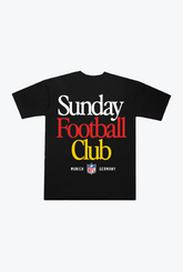 NFL Sunday Football Club Munich Heavyweight T-Shirt - Black