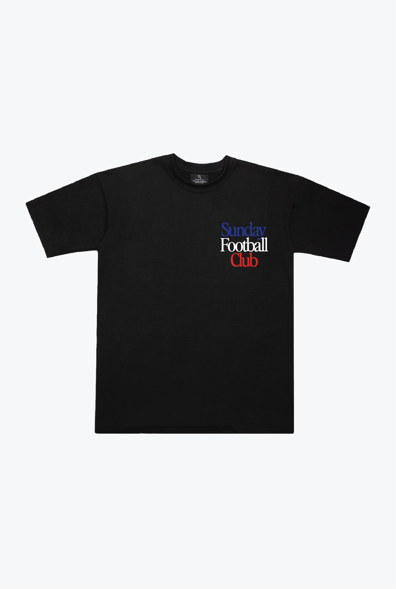 NFL Paris Sunday Football Club Heavyweight T-Shirt - Black