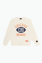 Chicago Bears Warm Up Heavyweight Rundhalspullover - Elfenbein