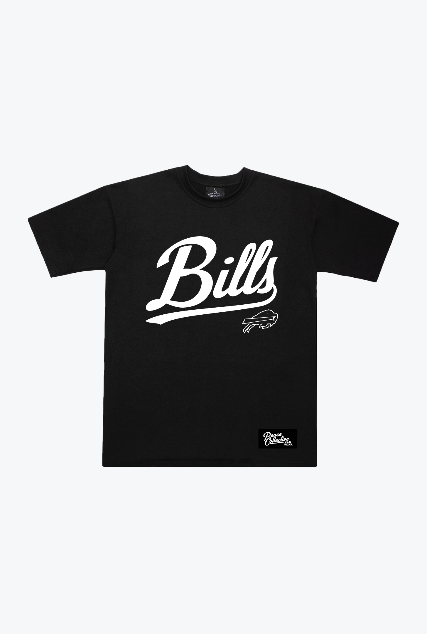 Buffalo Bills Script Heavyweight T-Shirt - Black