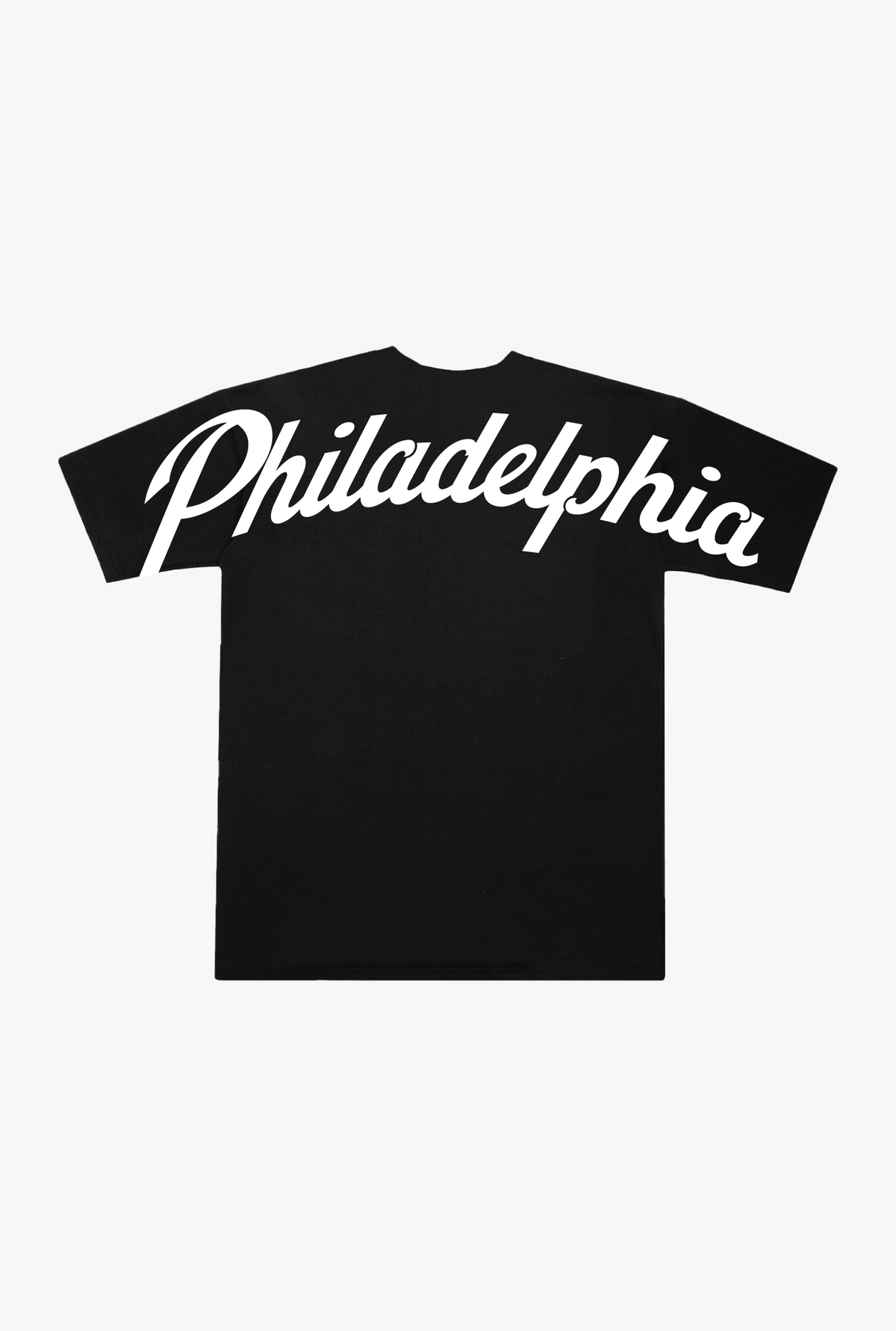 Philadelphia Eagles Script Heavyweight T-Shirt - Black