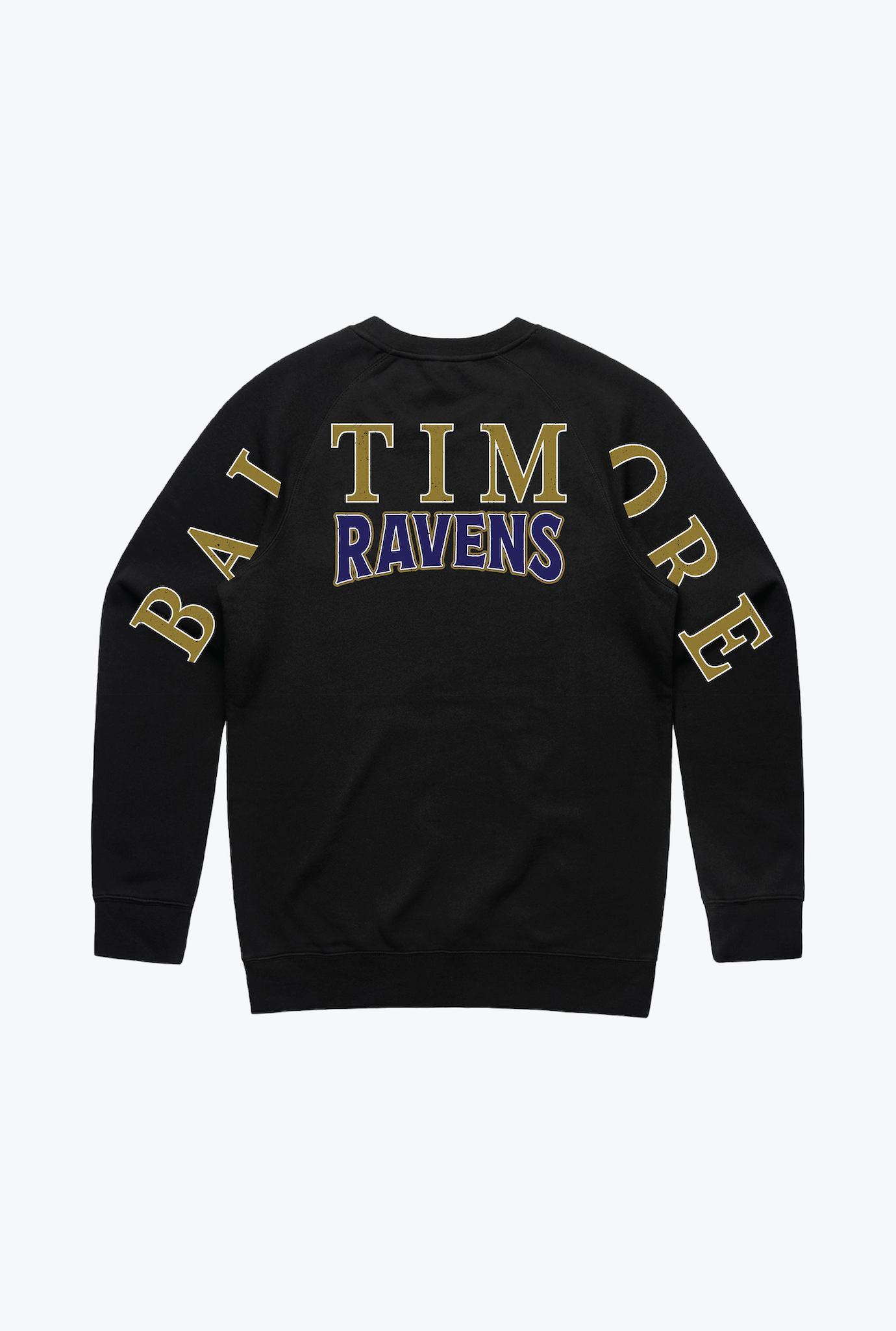 Baltimore Ravens Spirit Crewneck - Black