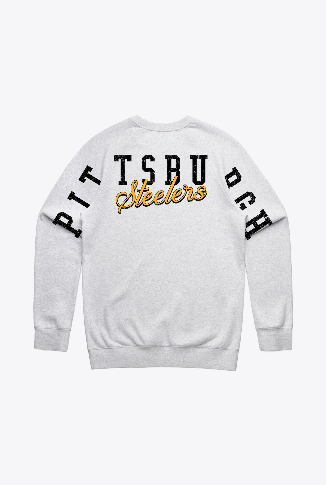 Pittsburgh Steelers Spirit Crewneck - Ash