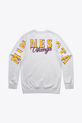 Minnesota Vikings Spirit Crewneck - Ash