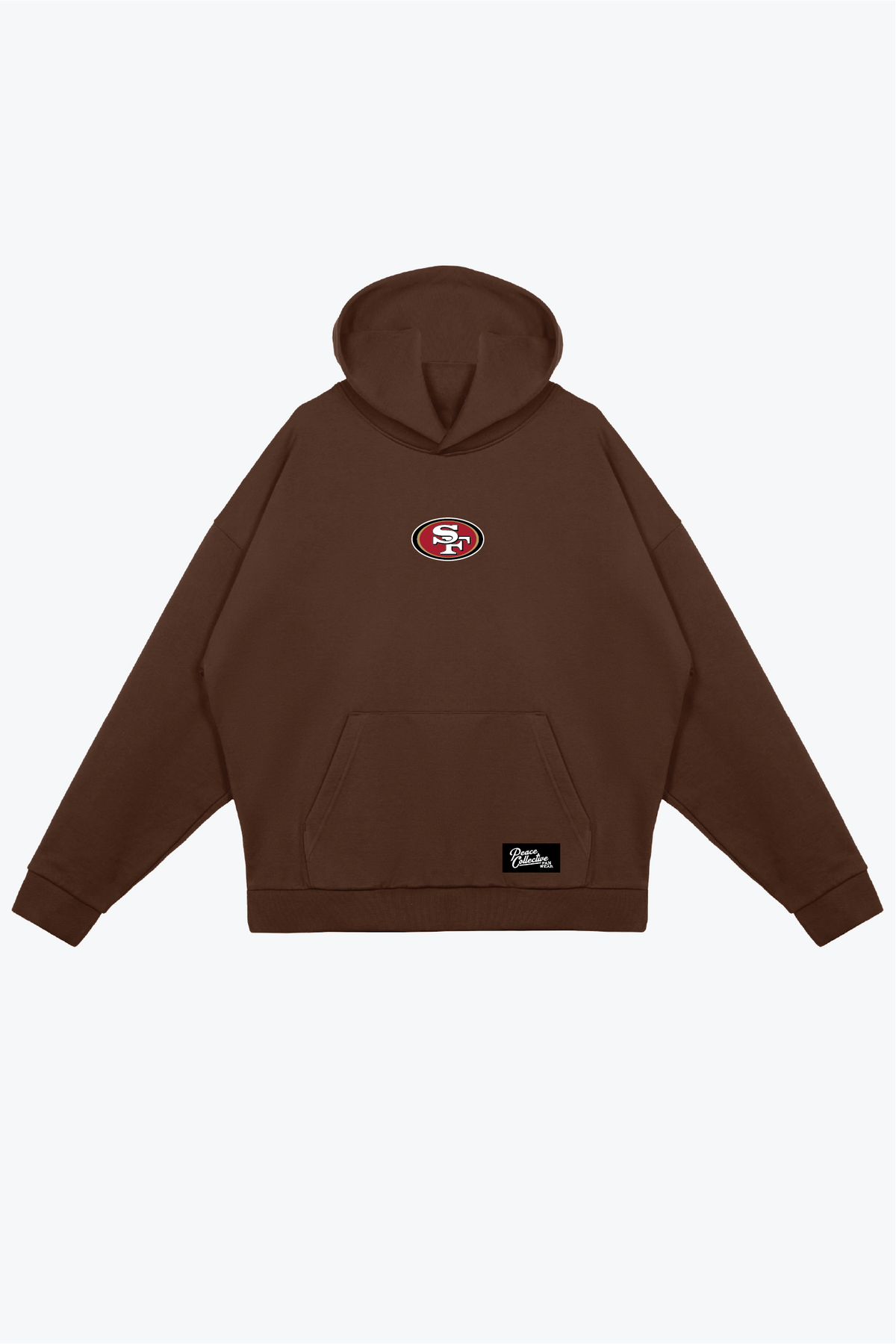 San Francisco 49ers Fanleisure Heavyweight Hoodie - Brown