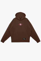 San Francisco 49ers Fanleisure Heavyweight Hoodie - Brown