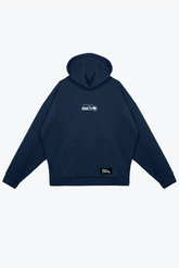 Seattle Seahawks Fanleisure Heavyweight Hoodie - True Navy