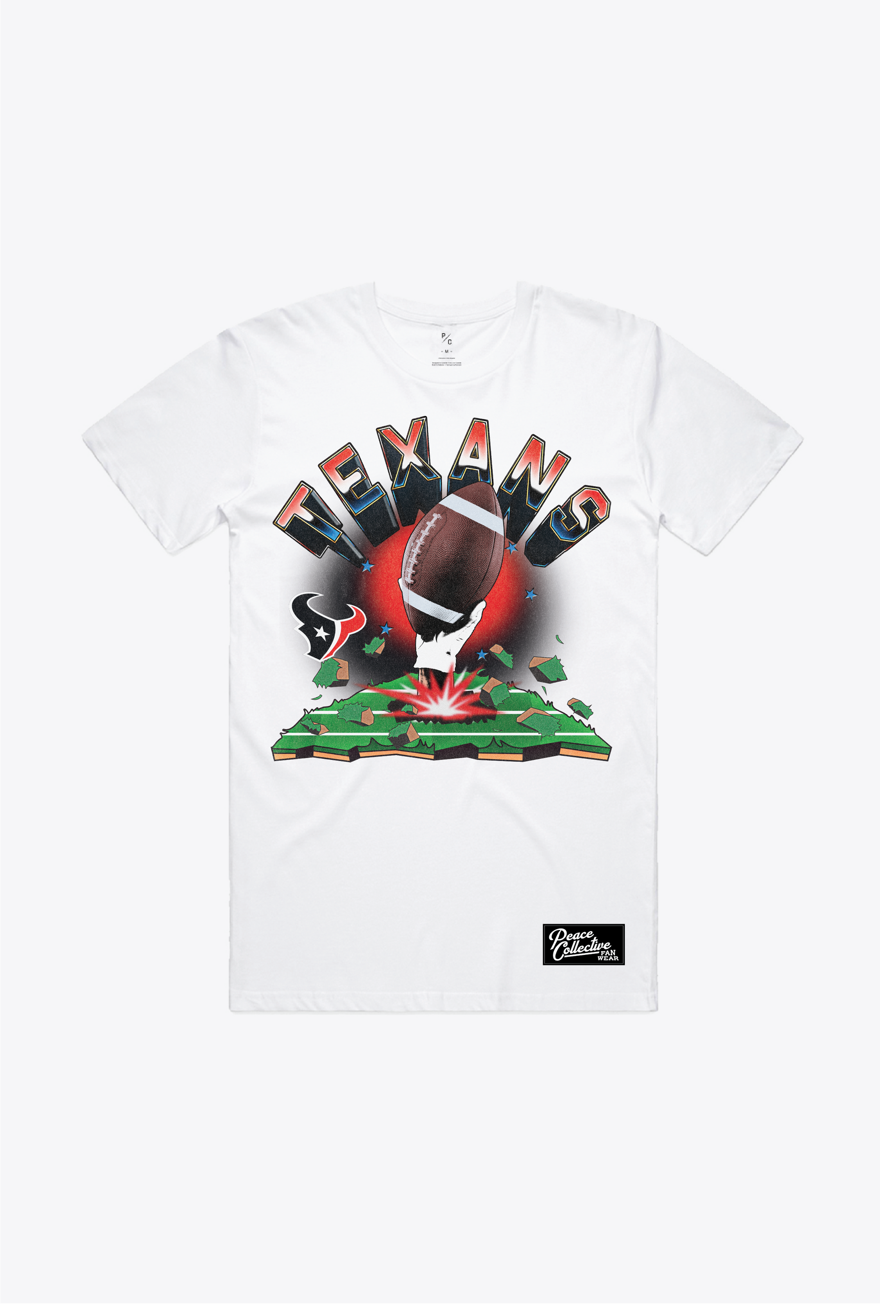 Houston Texans Vintage Clubhouse T-Shirt - White