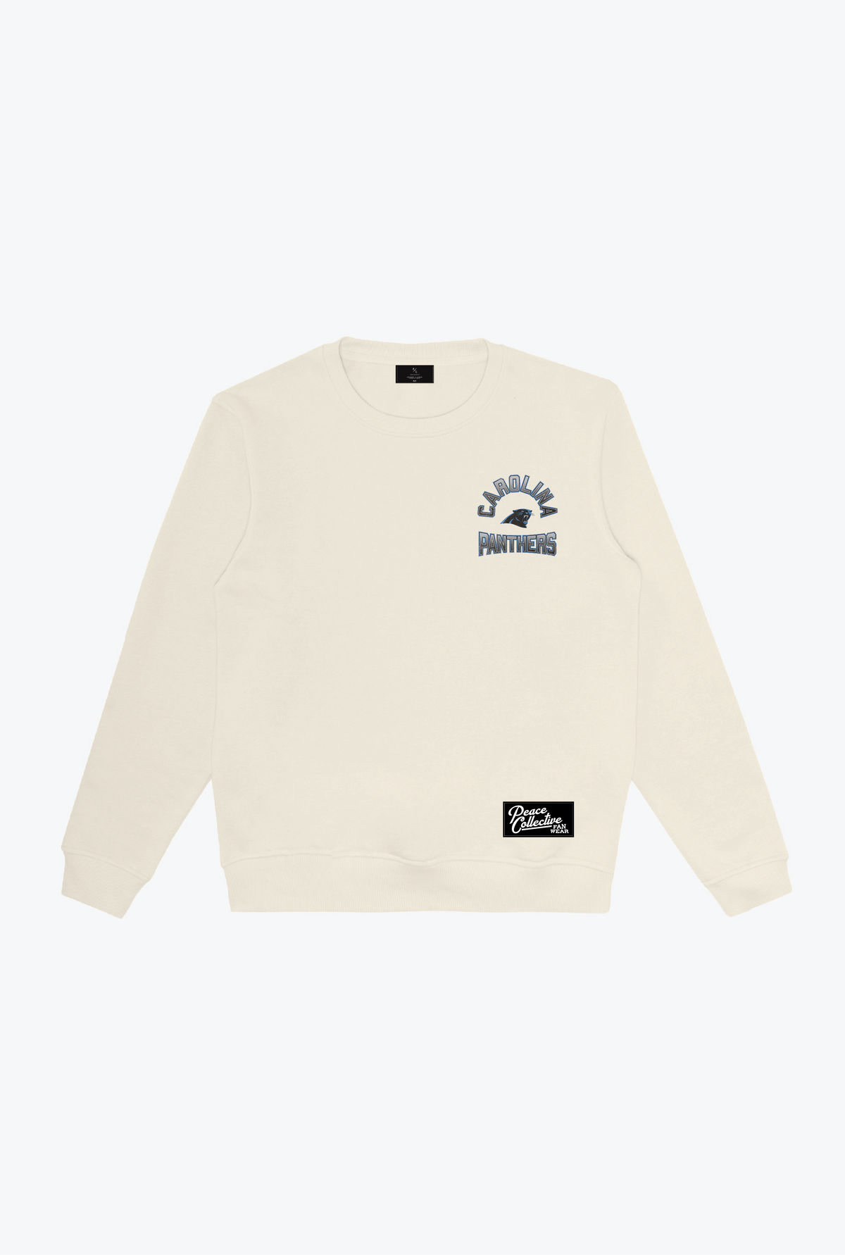Carolina Panthers Vintage Clubhouse Score Crewneck - Ivory