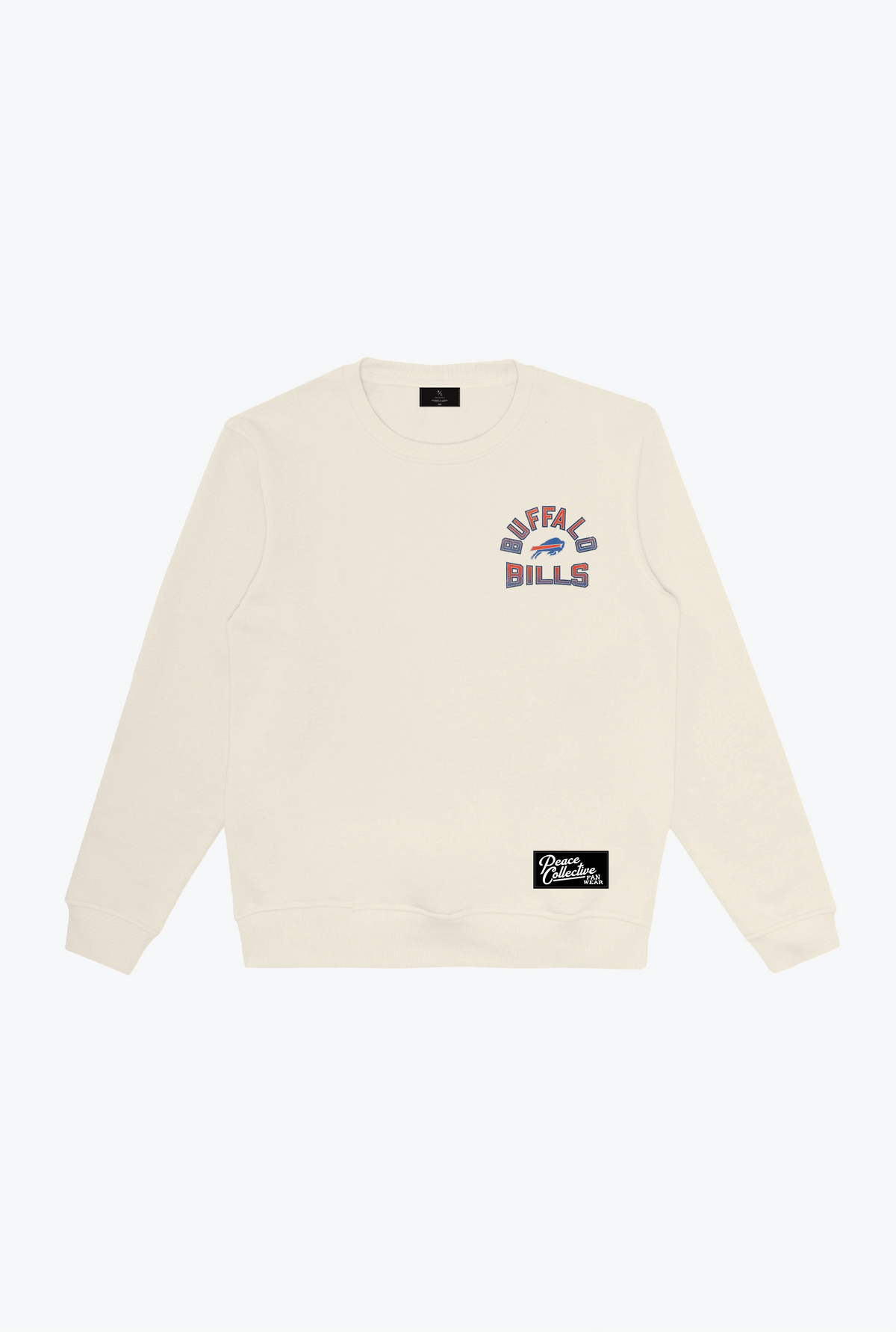 Buffalo Bills Vintage Clubhouse Score Crewneck - Ivory