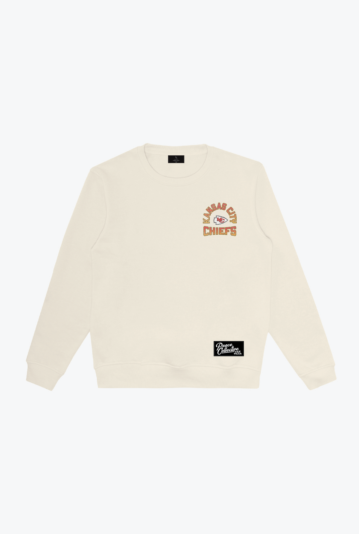 Kansas City Chiefs Vintage Clubhouse Score Crewneck - Ivory