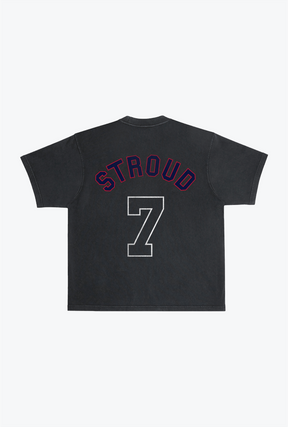 C.J. Stroud Garment Dyed Heavyweight T-Shirt - Black