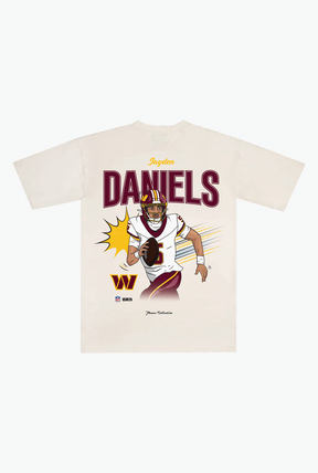 Jayden Daniels Heavyweight T-Shirt - Ivory