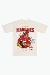 Schweres Patrick Mahomes-T-Shirt – Elfenbein