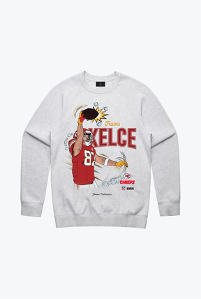 Travis Kelce Crewneck - Ash
