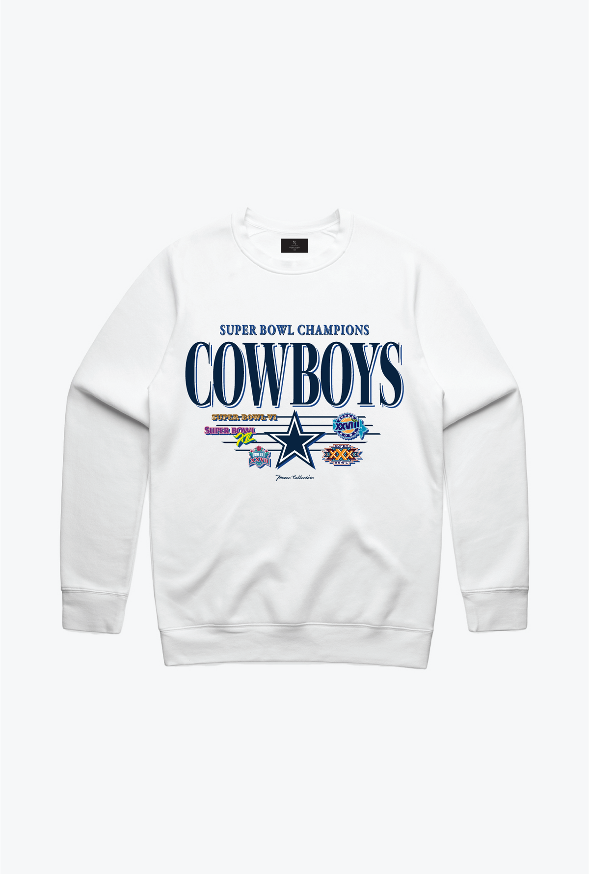 Dallas Cowboys Vintage Crewneck - White