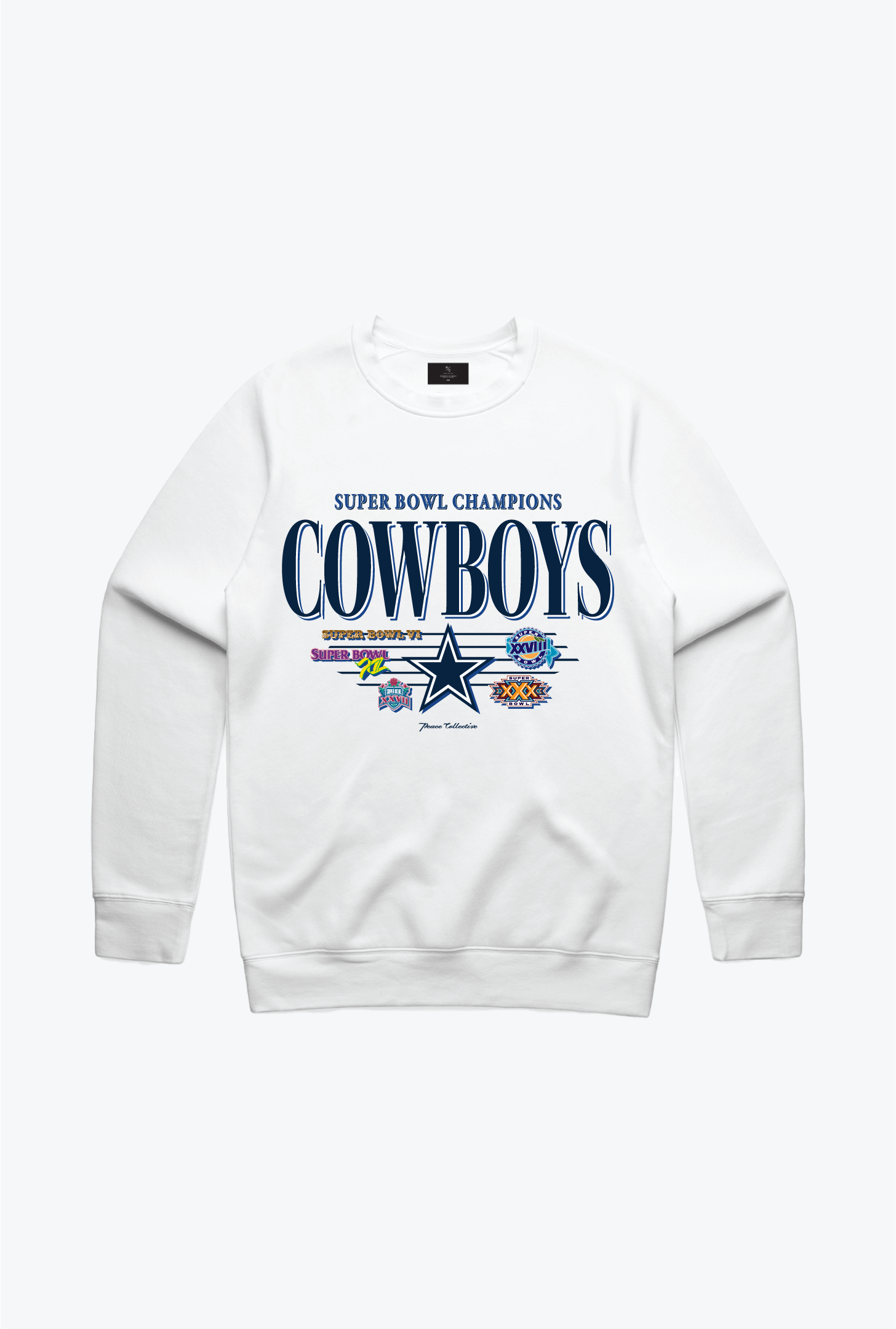 Dallas Cowboys Vintage Crewneck - White
