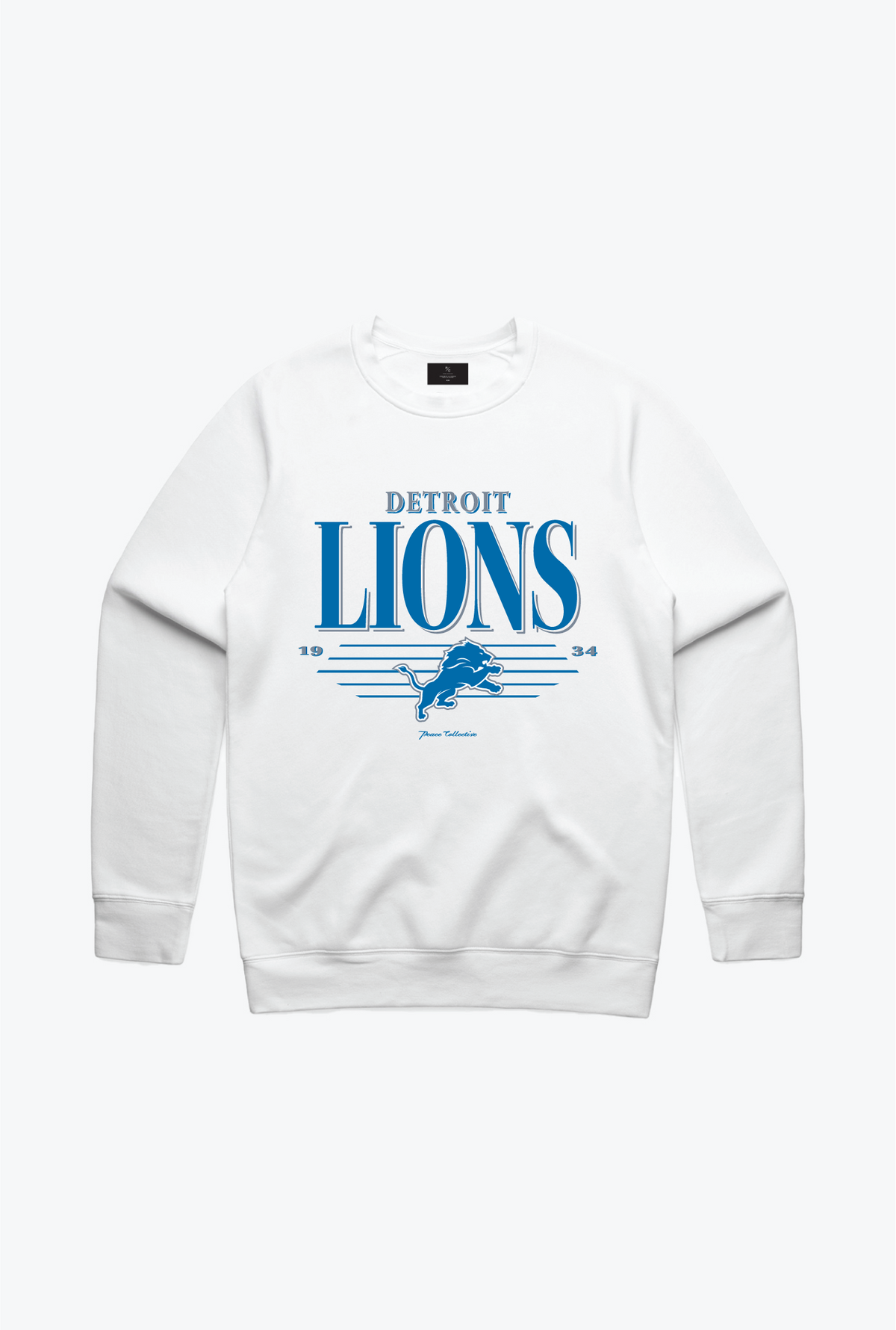 Detroit Lions Vintage Crewneck - White