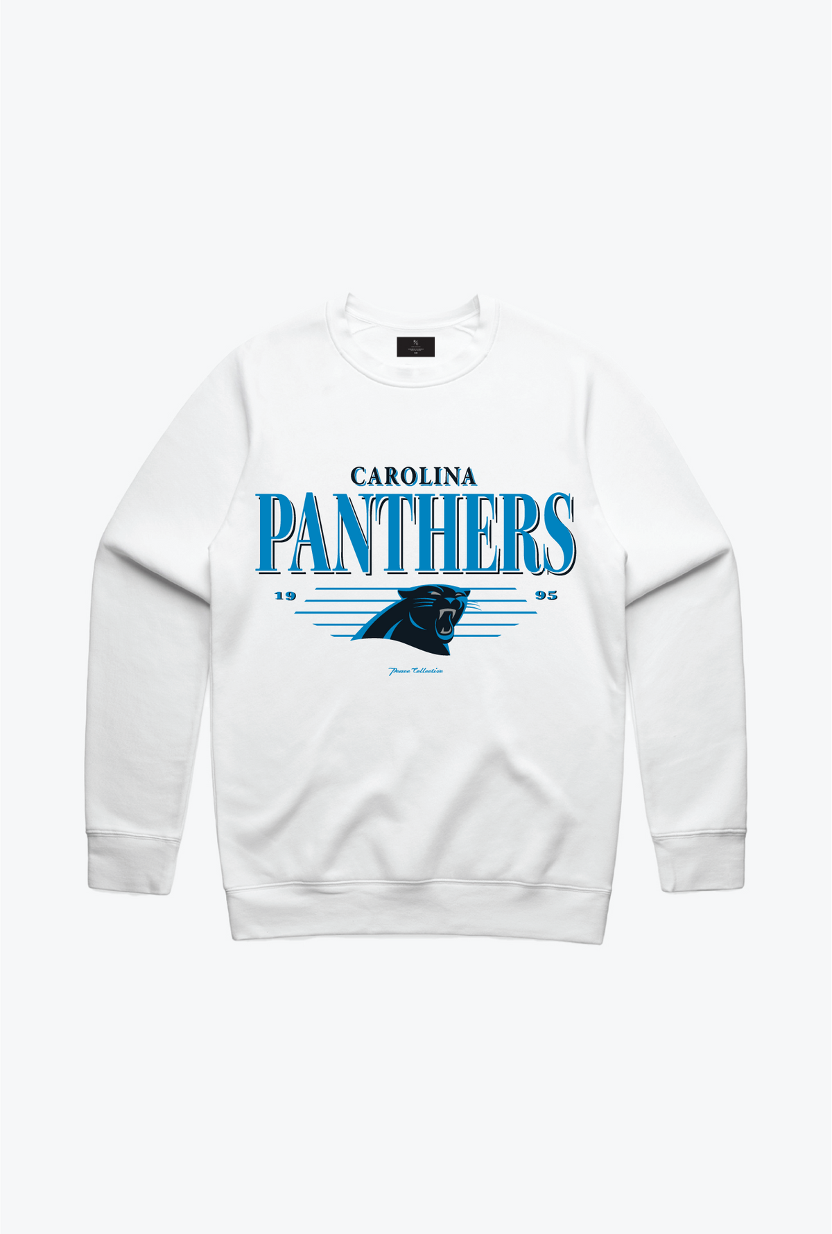 Carolina Panthers Vintage Crewneck - White