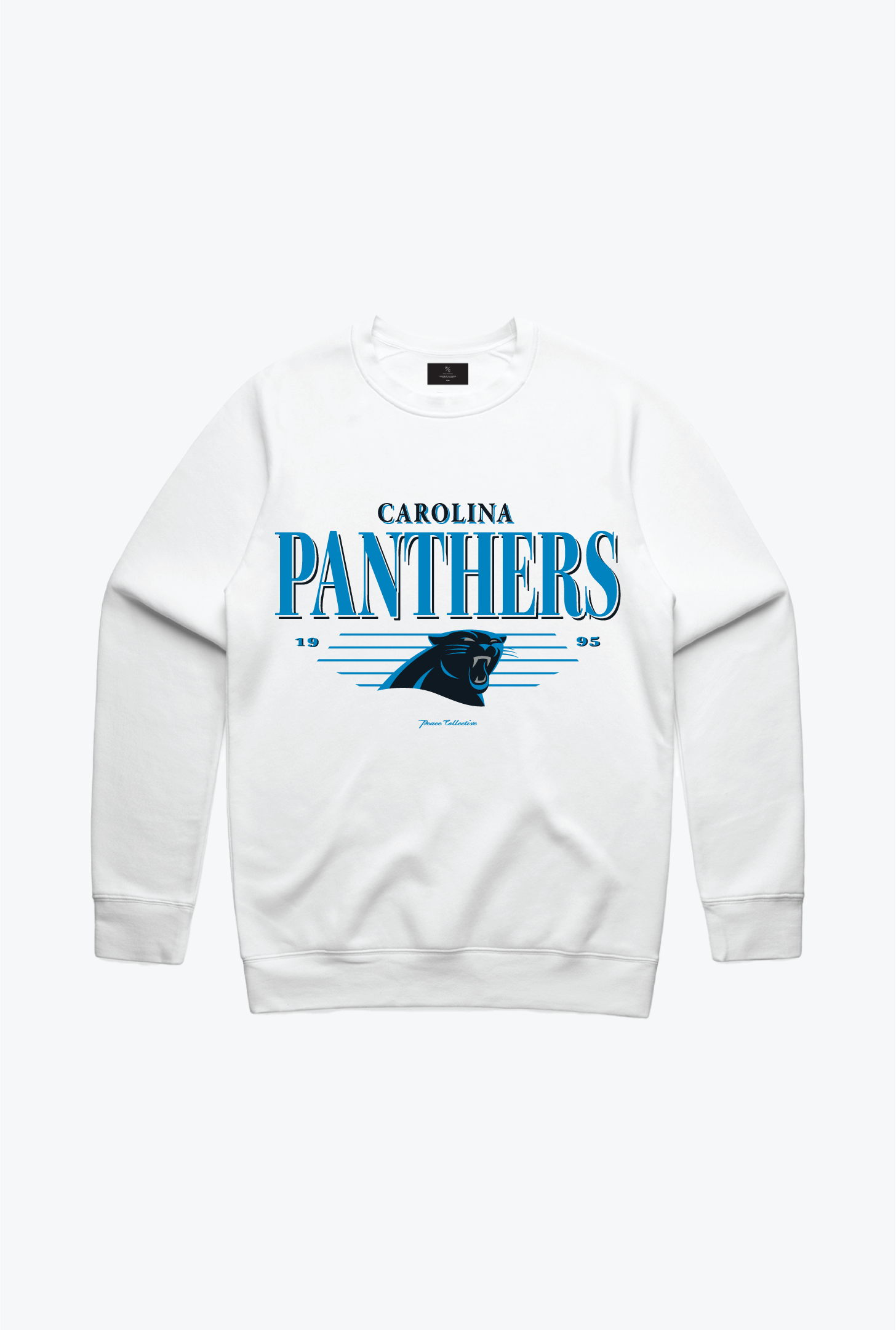 Carolina Panthers Vintage Crewneck - White