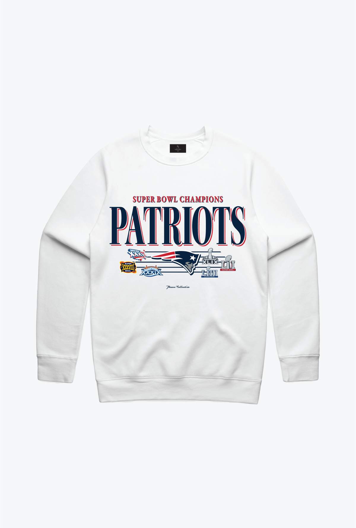 New England Patriots Vintage Crewneck - White