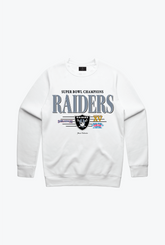 Las Vegas Raiders Vintage Crewneck - White
