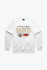 New Orleans Saints Vintage Crewneck - White