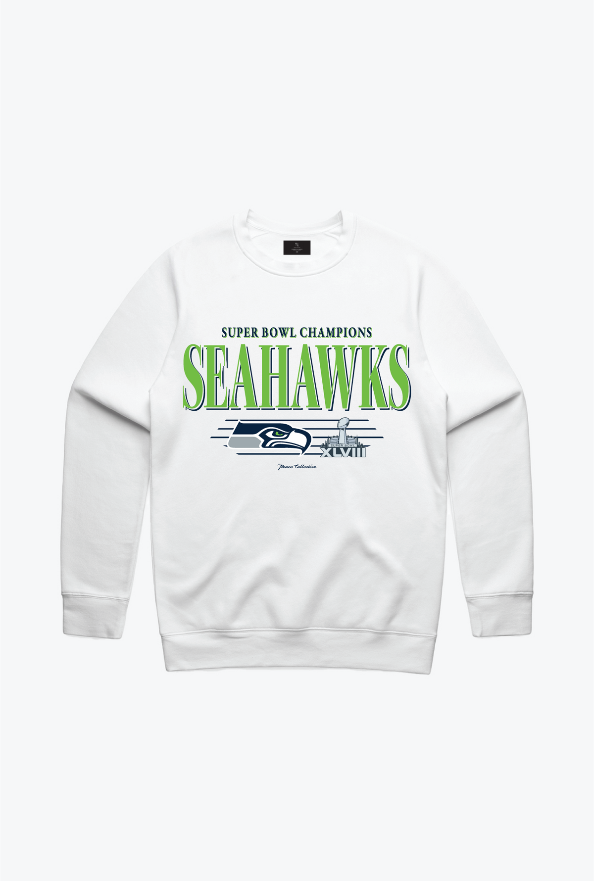 Seattle Seahawks Vintage Crewneck - White