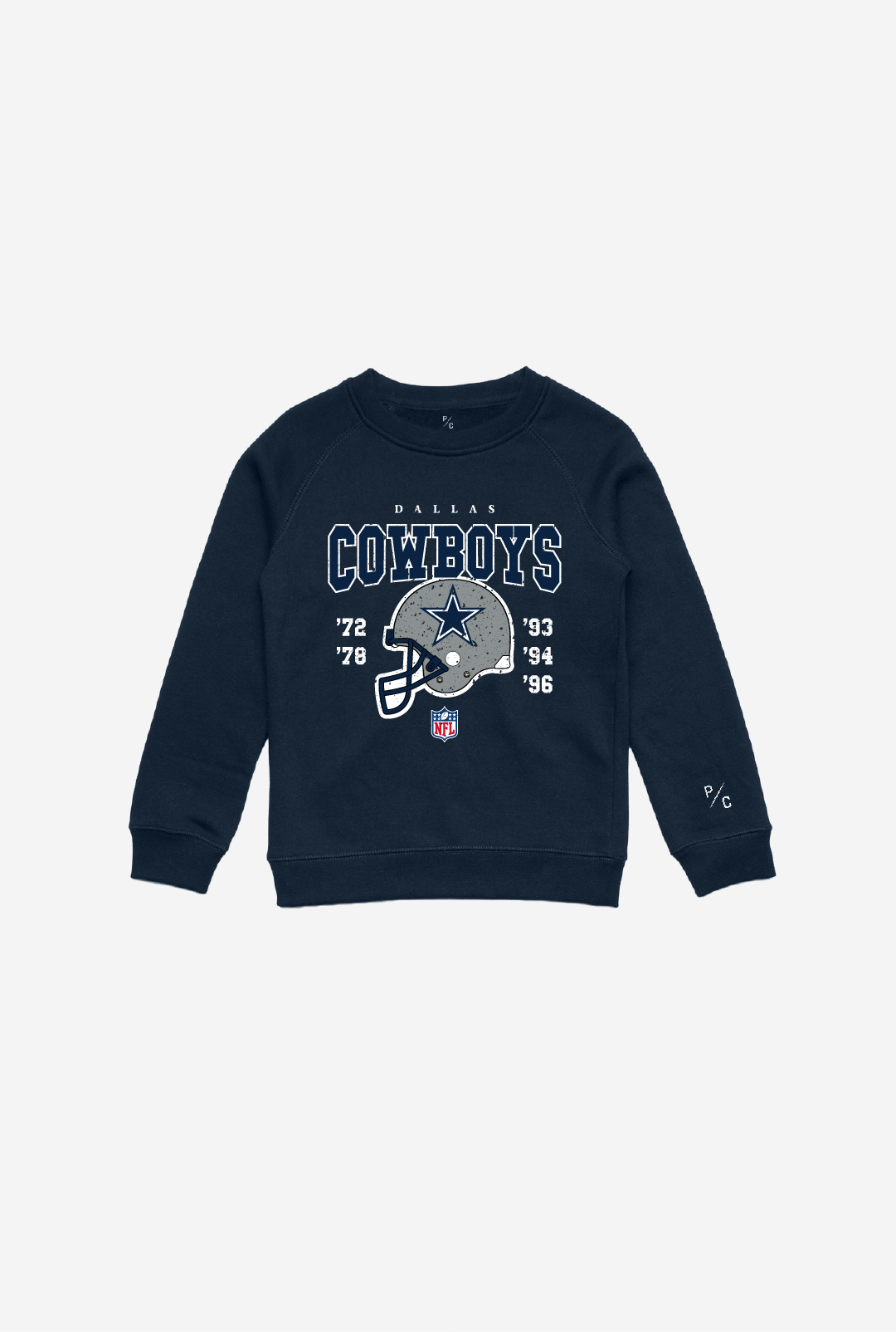 Dallas Cowboys Vintage Kids Crewneck - Navy