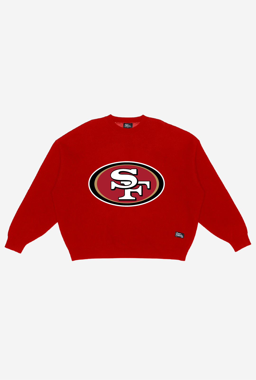 San Francisco 49ers Oversized Knit Sweater - Red