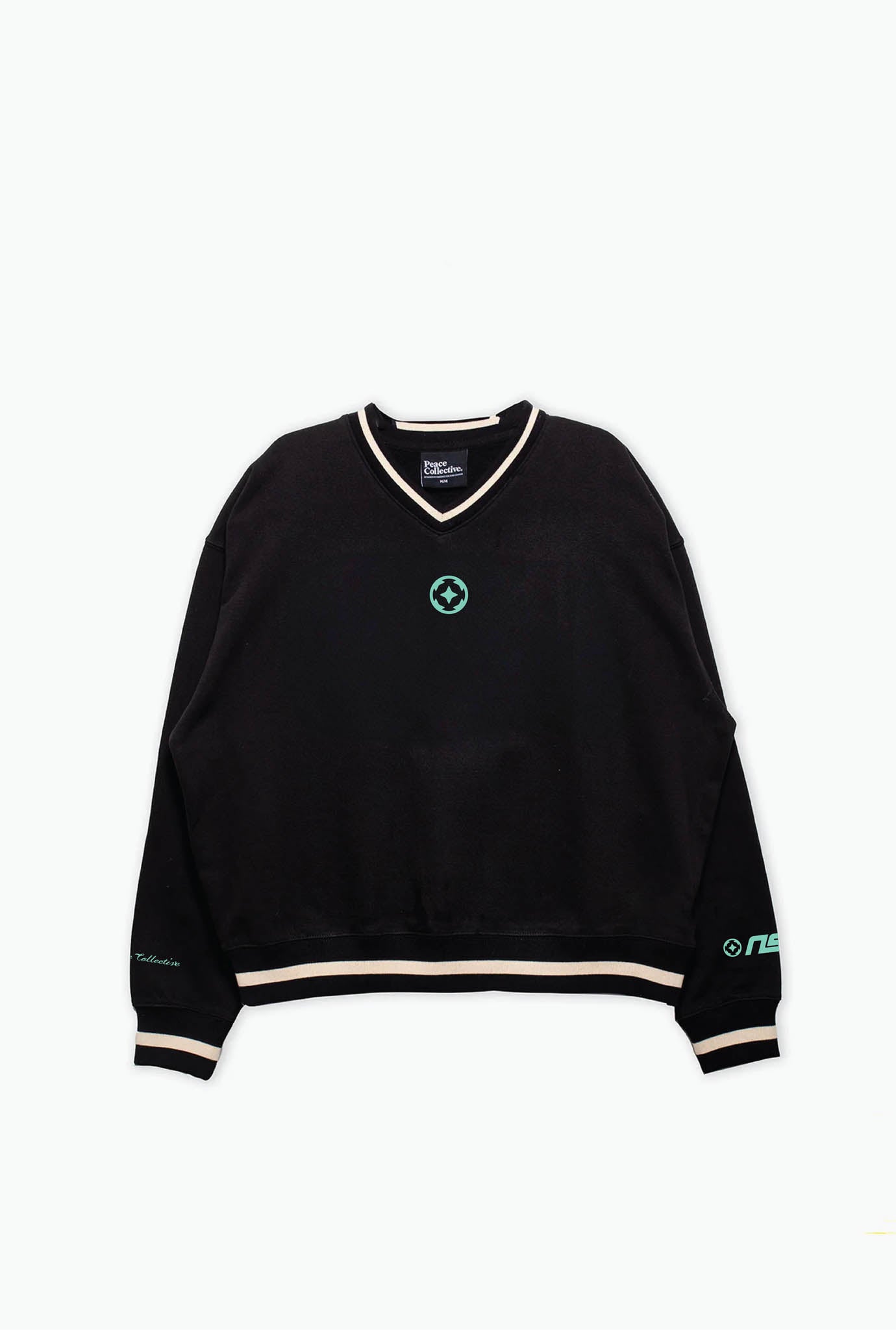NSL Ribbed Heavyweight Crewneck - Black
