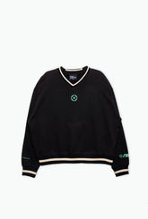 NSL Ribbed Heavyweight Crewneck - Black