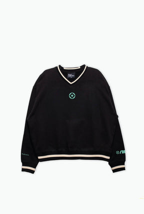 NSL Ribbed Heavyweight Crewneck - Black