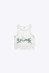 NSL Women's Cropped Tank - White