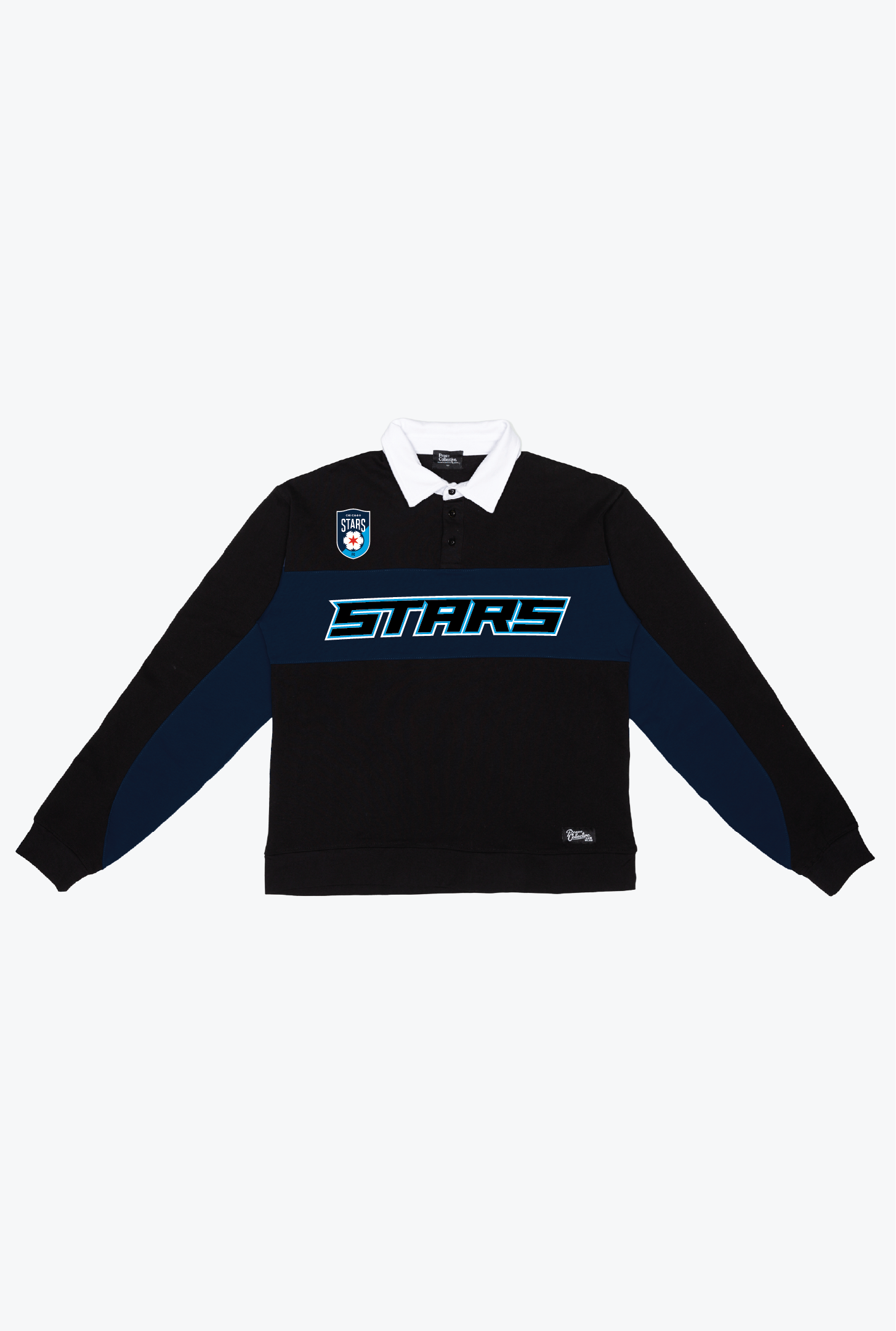 Chicago Stars FC Rugby Polo - Black / Navy