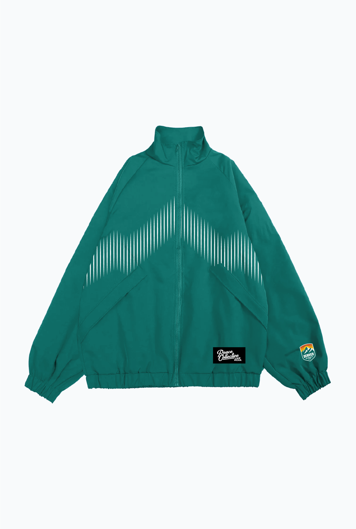Denver Summit FC Emblem Windbreaker Jacket - Evergreen