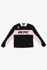 Angel City FC Rugby Polo - Black / Pink