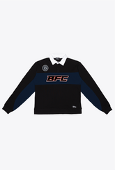Bay FC Rugby Polo - Black / Navy