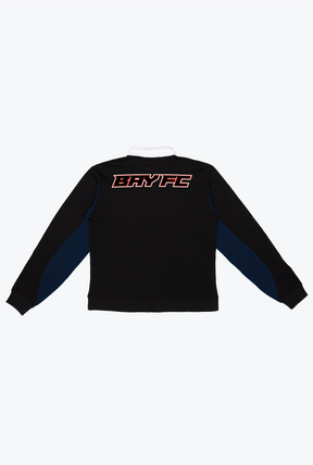 Bay FC Rugby Polo - Black / Navy