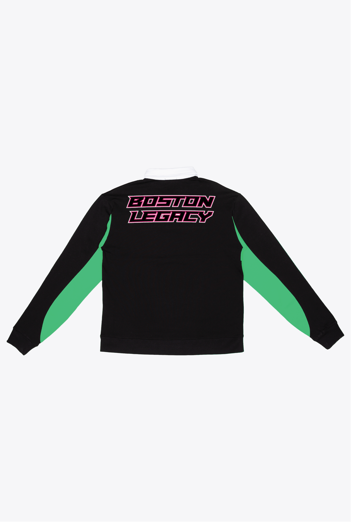 Boston Legacy FC Rugby Polo - Black / Green