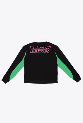 Boston Legacy FC Rugby Polo - Black / Green