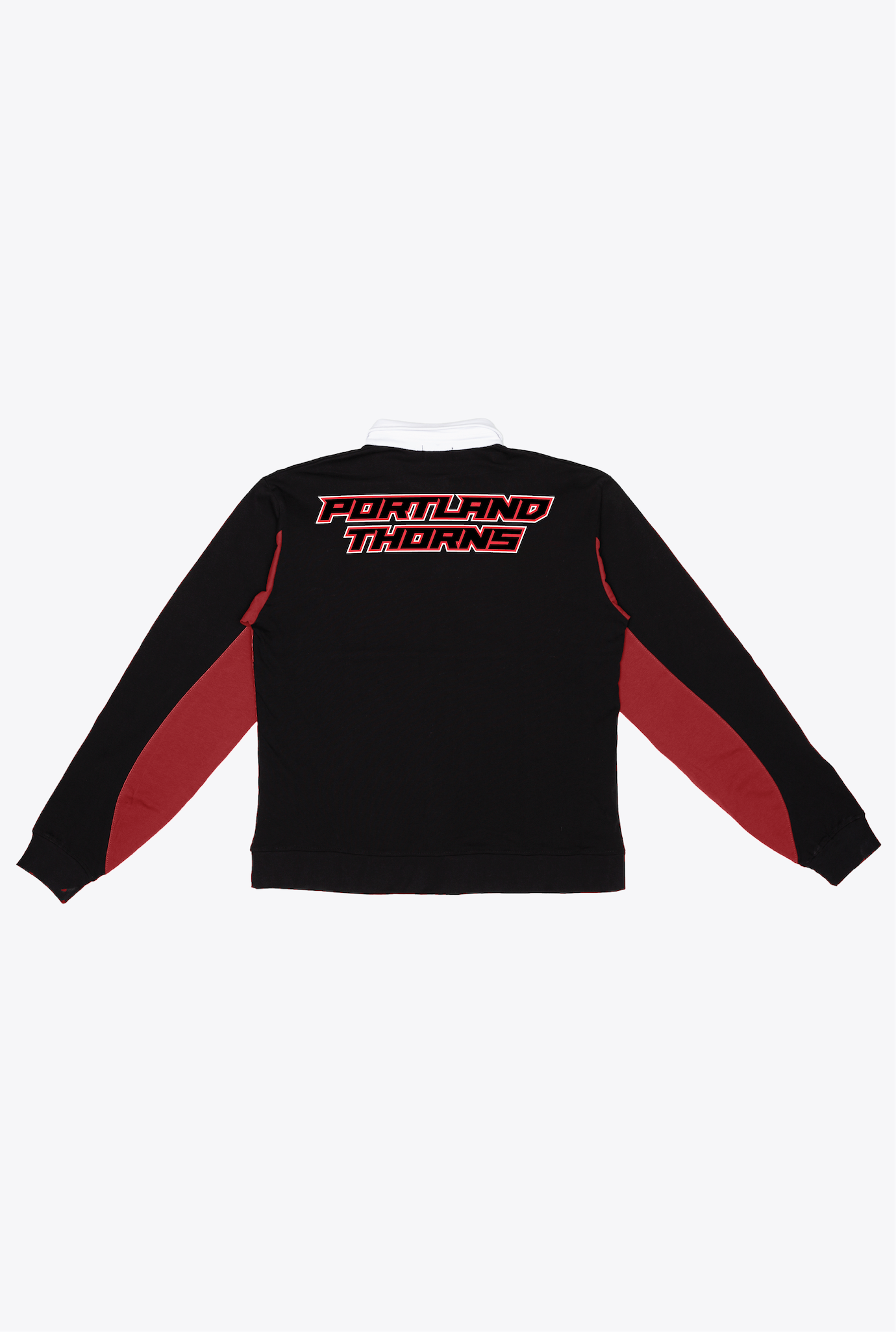 Portland Thorns FC Rugby Polo - Black / Maroon