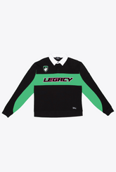 Boston Legacy FC Rugby Polo - Black / Green