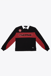 Portland Thorns FC Rugby Polo - Black / Maroon