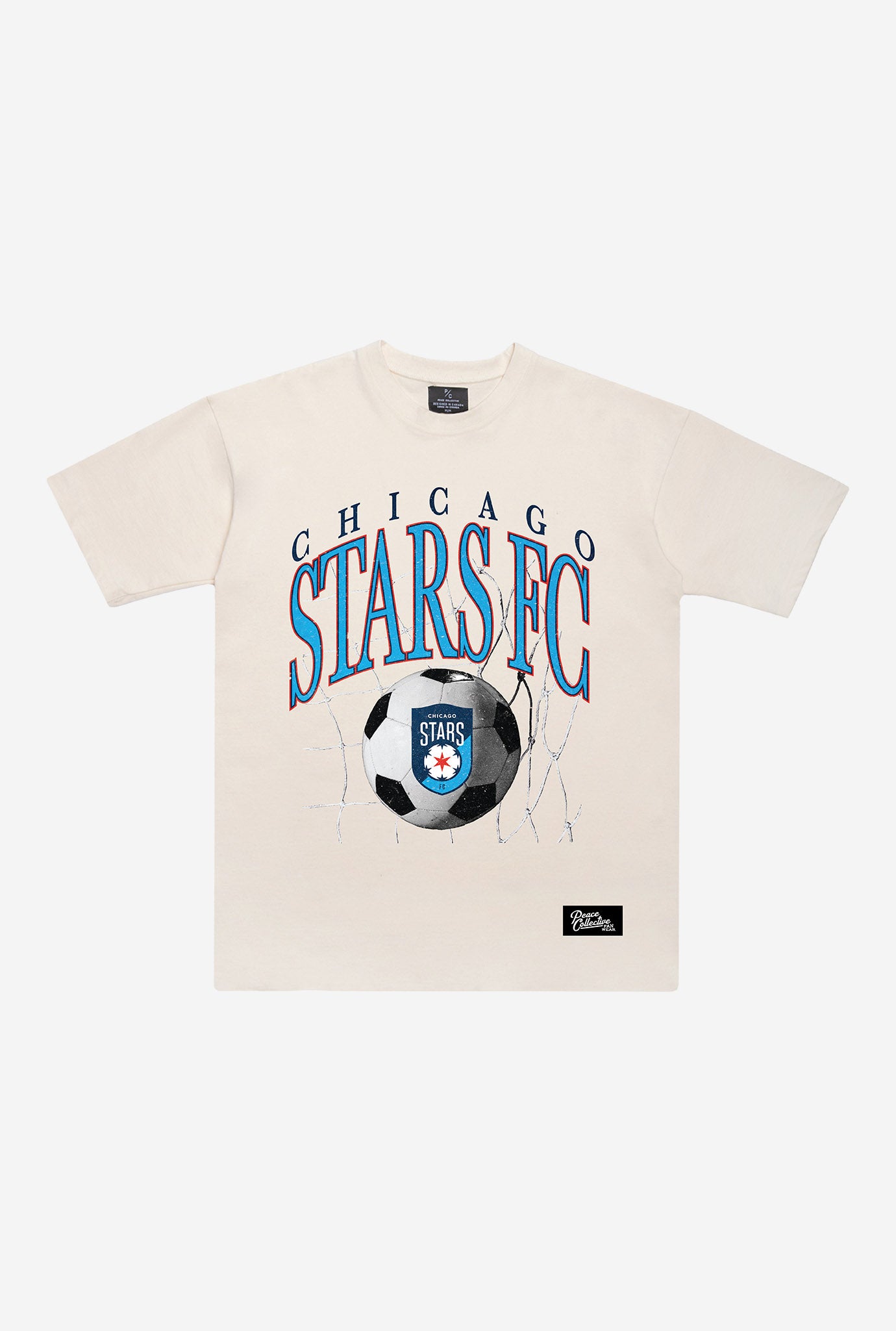Chicago Stars FC Heavyweight T-Shirt - Ivory