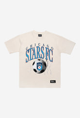 Chicago Stars FC Heavyweight T-Shirt - Ivory