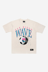San Diego Wave FC Heavyweight T-Shirt - Ivory
