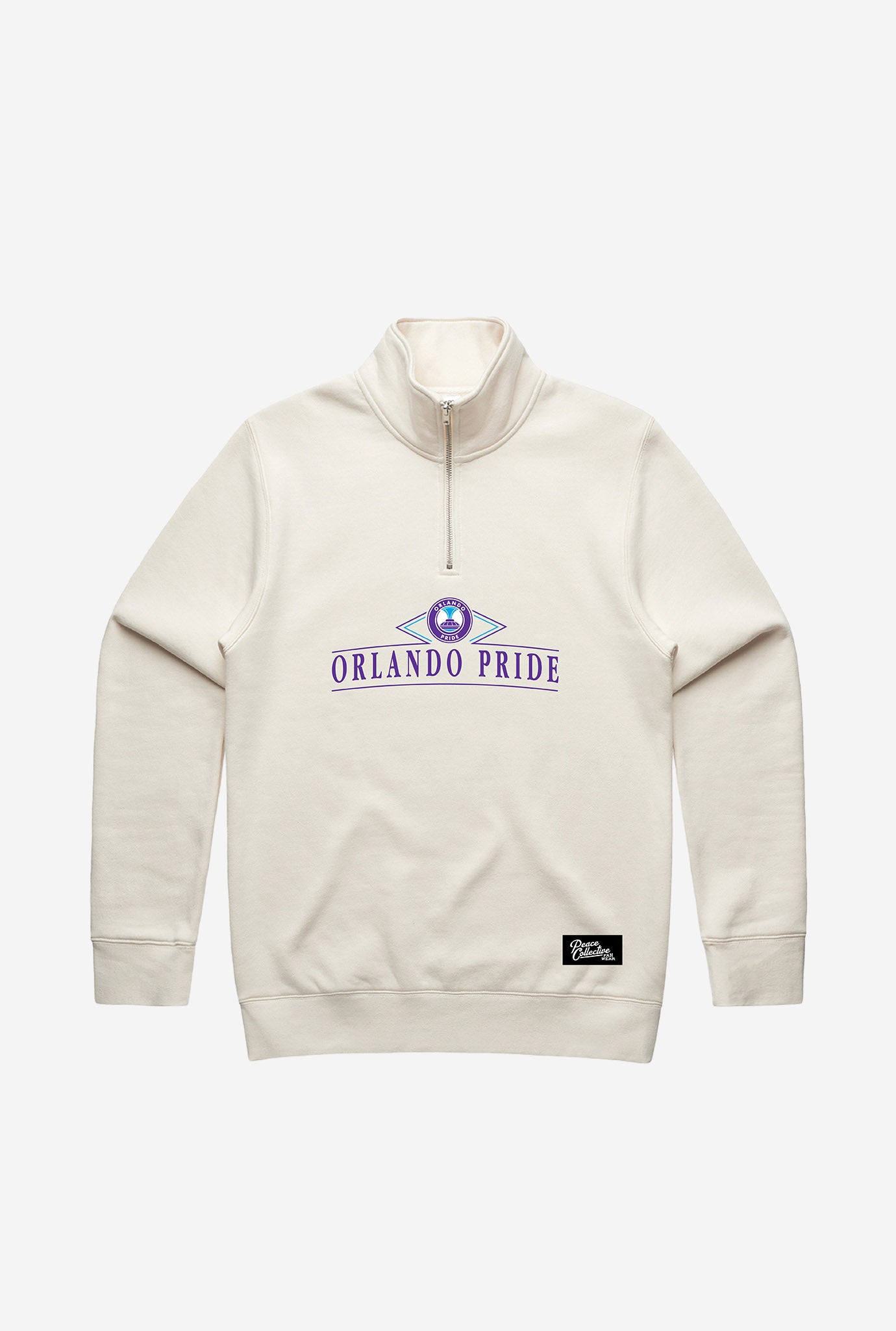 Orlando Pride Vintage Quarter Zip - Ivory
