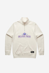 Orlando Pride Vintage Quarter Zip - Ivory